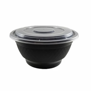 40OZ 黑膠碗  COMBO BLACK BOWL, 150x1