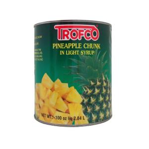 (TROFCO) CHUNK PINEAPPLE CHUNK 小罐菠蘿, 20OZX24