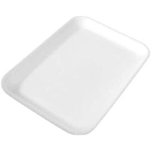 10S FOAM TRAY WHITE 10.75X5.88X2/3, 500X1