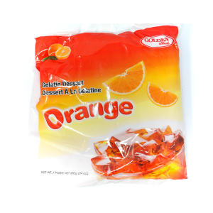 橙色 (橙) 唶喱粉 ORANGE JELLY POWDER, 1.5LBX12