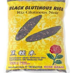 玫瑰花 黑糯米 - 紫米 BLACK GLUTINOUS RICE, 2KGX6