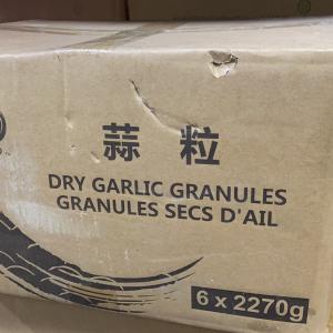 蒜粒幼 DRY MINCED GARLIC GRANULES, 5LBX6