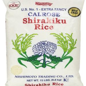 (白菊) 圓米 SHIRAKIKU CALROSE RICE, 40LBX1