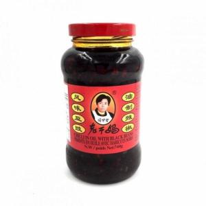 (老干媽) 風味辣豆豉 BLACK BEAN CHILLI OIL, 740GMX12