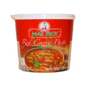 (MAEPLOY) 紅咖喱 RED CURRY PASTE, 1KGX12