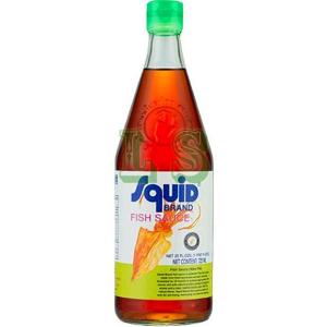 SQUID FISH SAUCE 膠樽尤魚露, 700MLX12