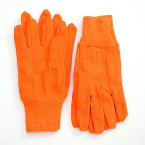 勞工手套(橙色) ORANGE COTTON GLOVES EXAM, 12PRX1