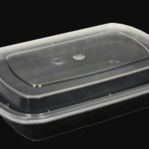 24oz 黑色長合連蓋 COMBO CONTAINER 5''X7.25'', L924, 150X1