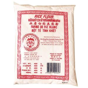 白盒粘米粉 (三象) RICE FLOUR, 400GX30